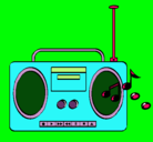 Dibujo Radio cassette 2 pintado por Ameeriiqaa