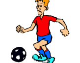 Dibujo Jugador de fútbol pintado por janyea9