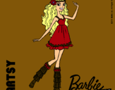 Dibujo Barbie Fashionista 1 pintado por Angyyy