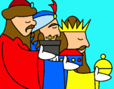 Dibujo Los Reyes Magos 3 pintado por hhhhhhhhhhhj