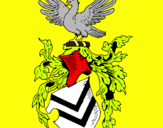 Dibujo Escudo de armas y aguila  pintado por escuderobali
