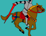 Dibujo Caballero a caballo IV pintado por fridalimon