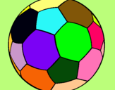 Dibujo Pelota de fútbol II pintado por bhdchgchd