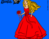 Dibujo Barbie vestida de novia pintado por fatimazhara