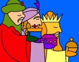 Dibujo Los Reyes Magos 3 pintado por itzy 