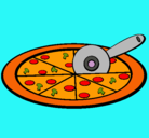 Dibujo Pizza pintado por 007-isai