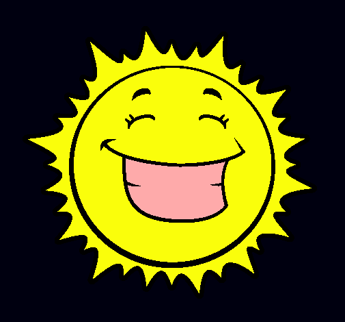 Sol sonriendo