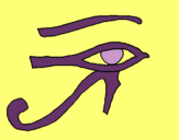Dibujo Ojo Horus pintado por ojohorus