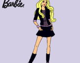 Dibujo Barbie juvenil pintado por aslin