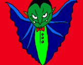 Dibujo Vampiro terrorífico pintado por bolitassp44