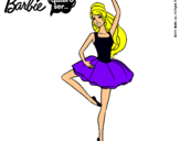 Dibujo Barbie bailarina de ballet pintado por druky24