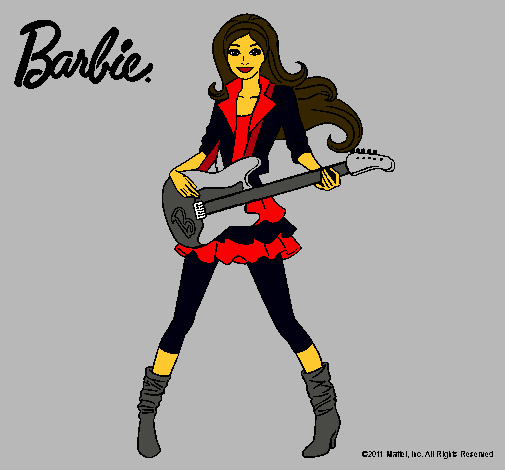 Barbie guitarrista