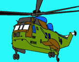 Dibujo Helicóptero al rescate pintado por Matikun