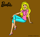 Dibujo Barbie moderna pintado por druky24