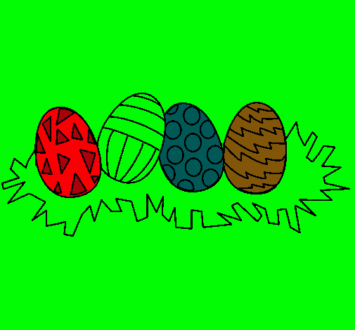 Dibujo Huevos de pascua III pintado por david-avil