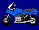 Dibujo Motocicleta pintado por robifran1