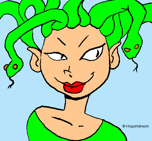 Mujer medusa