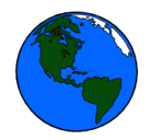 Dibujo Planeta Tierra pintado por cca24