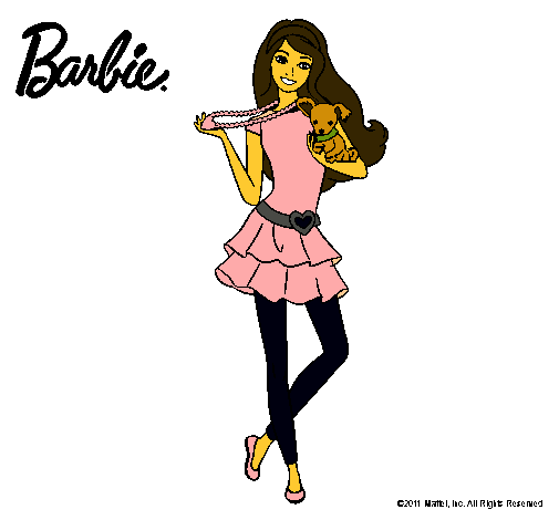 Barbie y su mascota