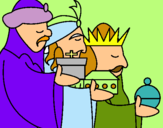 Dibujo Los Reyes Magos 3 pintado por crissanc