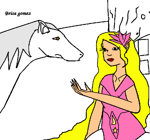 Princesa y caballo