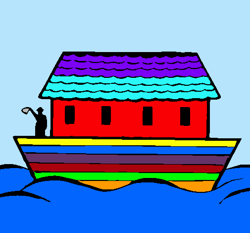 Dibujo Arca de Noe pintado por Javiera123