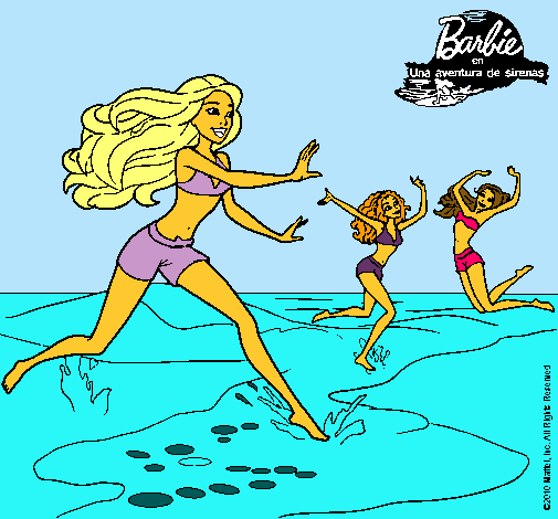 Barbie de regreso a la playa