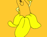 Dibujo Banana pintado por clari10002