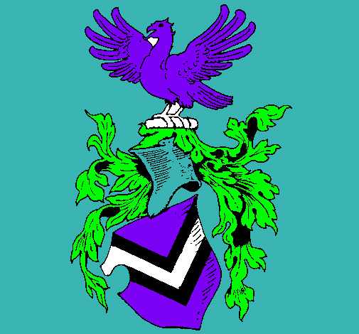 Escudo de armas y aguila 