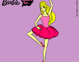 Dibujo Barbie bailarina de ballet pintado por linda_javi