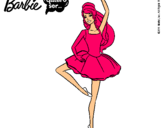 Dibujo Barbie bailarina de ballet pintado por lachiky_22