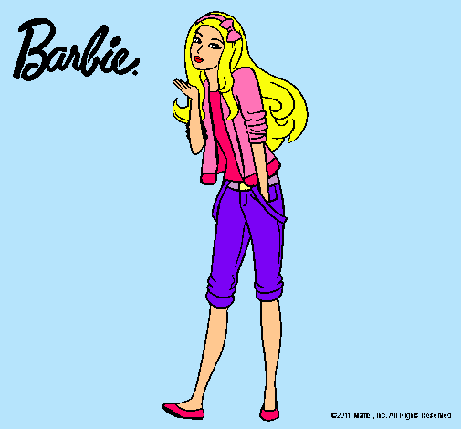 Barbie con look casual