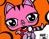 Dibujo Gatito Littlest Pet Shop pintado por PatitoFeo