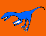 Dibujo Velociraptor II pintado por vcxdg