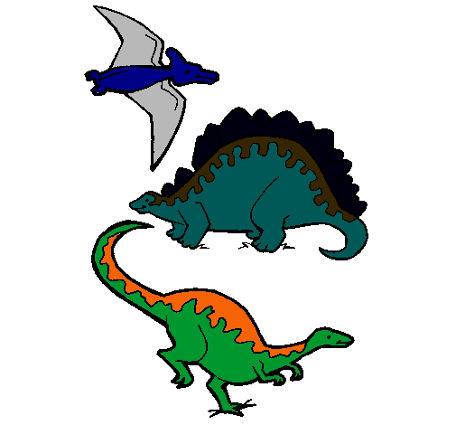 Tres clases de dinosaurios