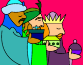 Dibujo Los Reyes Magos 3 pintado por yolialberto1