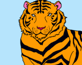 Dibujo Tigre pintado por BelenR