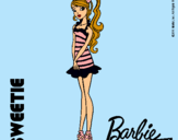 Dibujo Barbie Fashionista 6 pintado por aslin