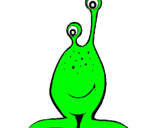 Dibujo Mini extraterrestre pintado por onon