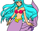 Dibujo Sirena pintado por diosa_del_