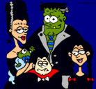 Dibujo Familia de monstruos pintado por elitaaaaaaaa