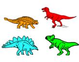 Dibujo Dinosaurios de tierra pintado por ROQUE 
