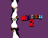Dibujo Madagascar 2 Pingüinos pintado por CAMPE