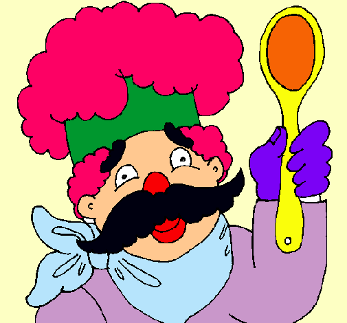 Chef con bigote