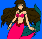 Dibujo Sirena pintado por archisofi