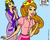 Dibujo Barbie con una corona de princesa pintado por Maria-pm