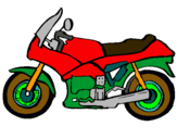 Dibujo Motocicleta pintado por kevin5003