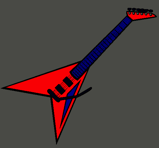 Dibujo Guitarra eléctrica II pintado por SCARFACE