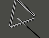 Dibujo Triángulo pintado por blum