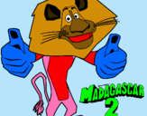 Dibujo Madagascar 2 Alex pintado por Javiera123